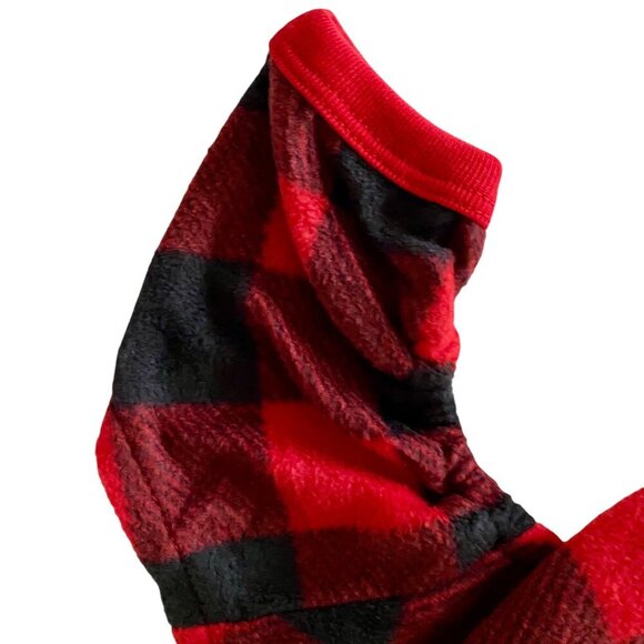 Wondershop Pet Pajamas Buffalo Check Black Red Dog Cat Small NEW NWT - Picture 8 of 9